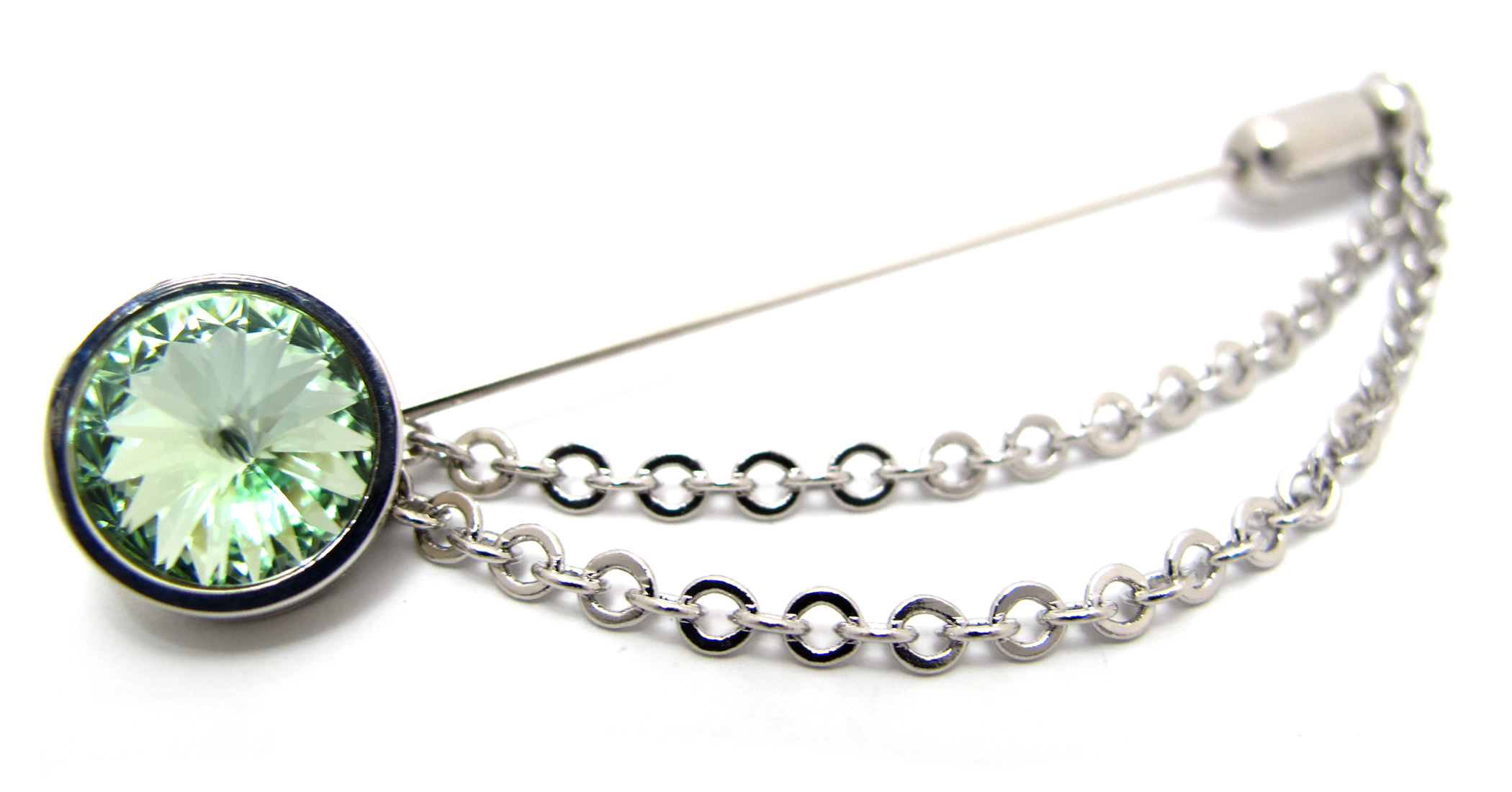 クリスタルガラス センプリチェ ラペルピン（スティック型） ピンズ ブローチ ストーン 日本製 バレンタイン 爆買 | SWAROVSKI | 18