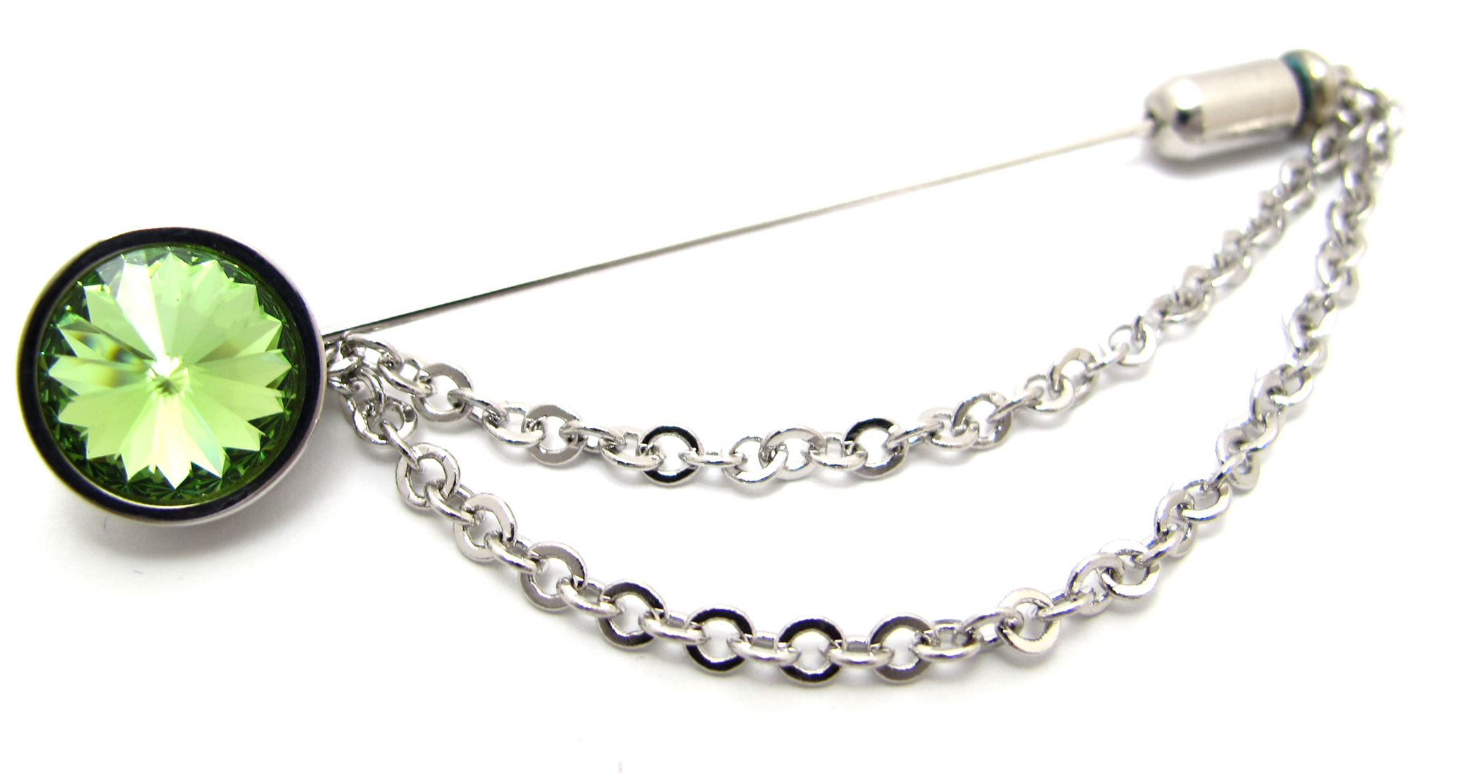 クリスタルガラス センプリチェ ラペルピン（スティック型） ピンズ ブローチ ストーン 日本製 バレンタイン 爆買 | SWAROVSKI | 14