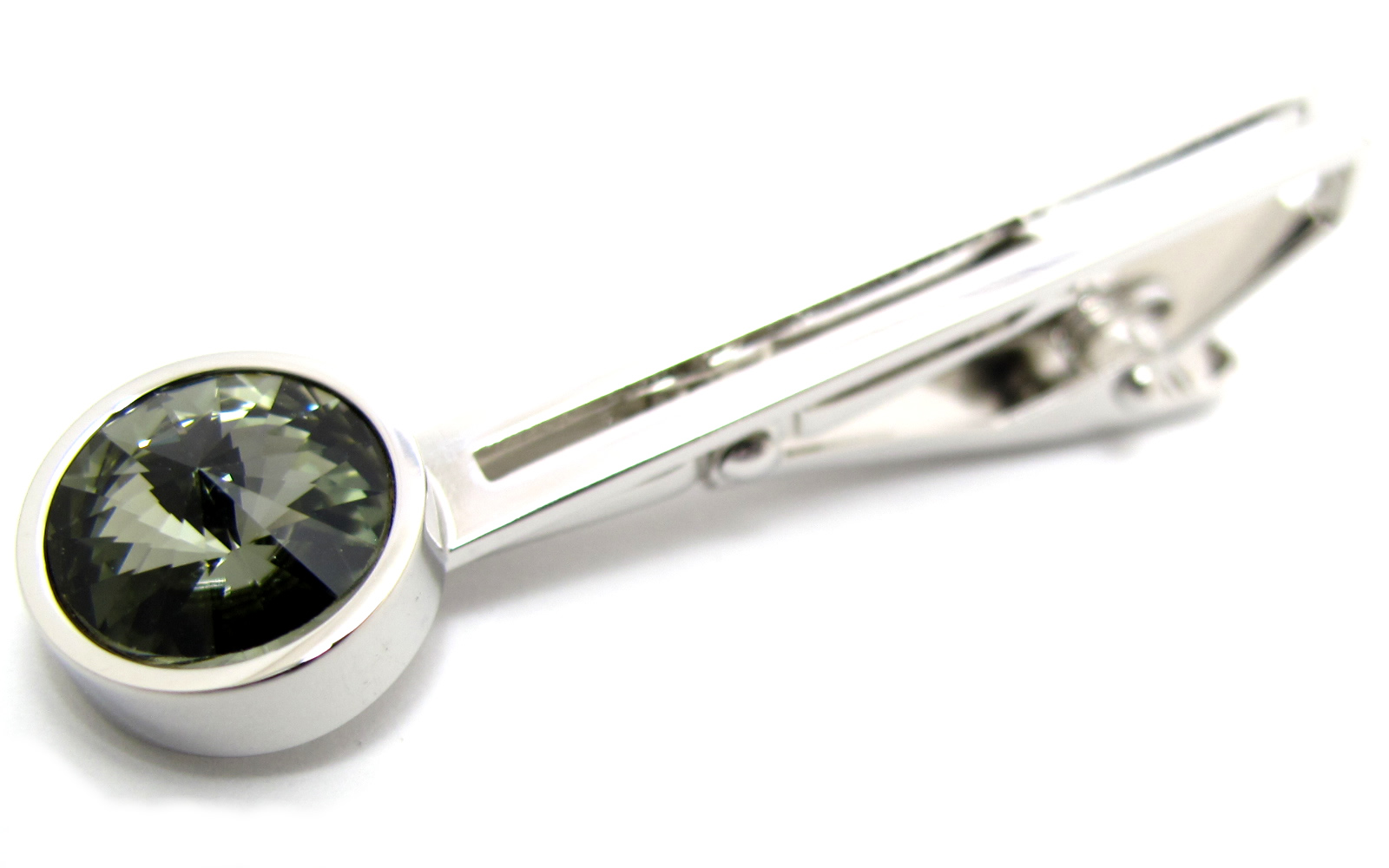 クリスタル ガラス センプリチェ タイバー タイピン タイクリップ タイどめ シンプル ストーン 日本製 バレンタイン 爆買 | SWAROVSKI | 04