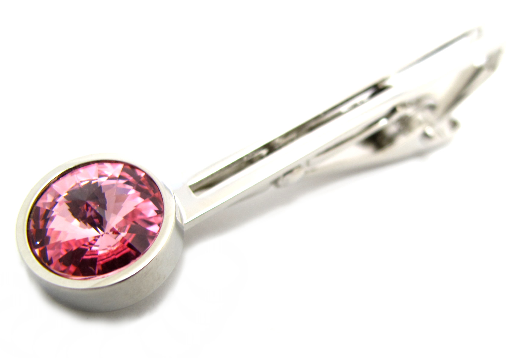 クリスタル ガラス センプリチェ タイバー タイピン タイクリップ タイどめ シンプル ストーン 日本製 バレンタイン 爆買 | SWAROVSKI | 17