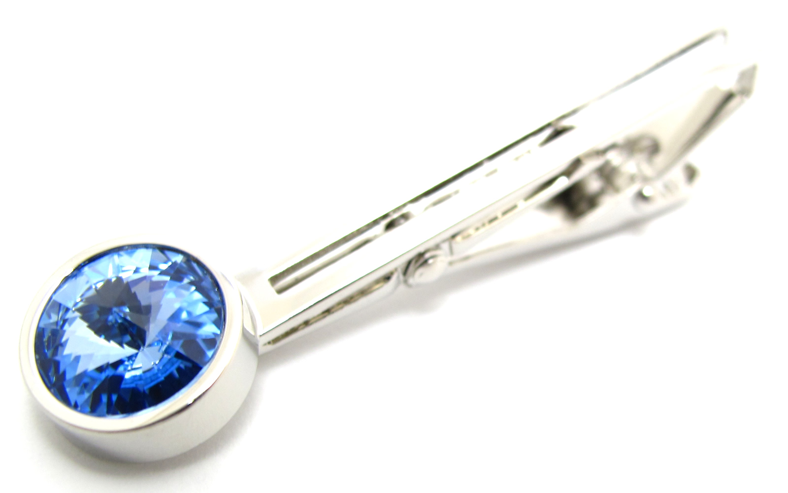 クリスタル ガラス センプリチェ タイバー タイピン タイクリップ タイどめ シンプル ストーン 日本製 バレンタイン 爆買 | SWAROVSKI | 02