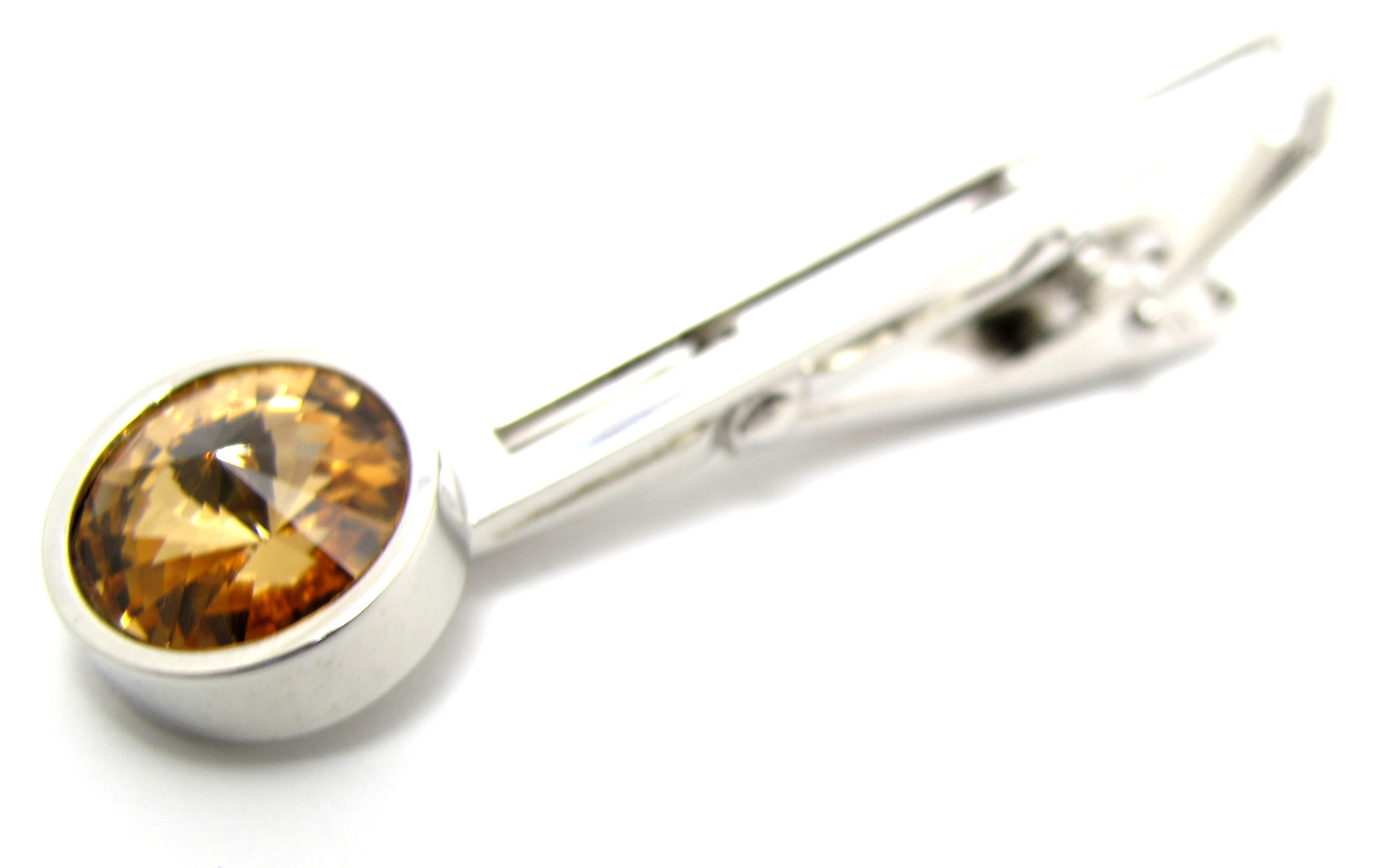 クリスタル ガラス センプリチェ タイバー タイピン タイクリップ タイどめ シンプル ストーン 日本製 バレンタイン 爆買 | SWAROVSKI | 09