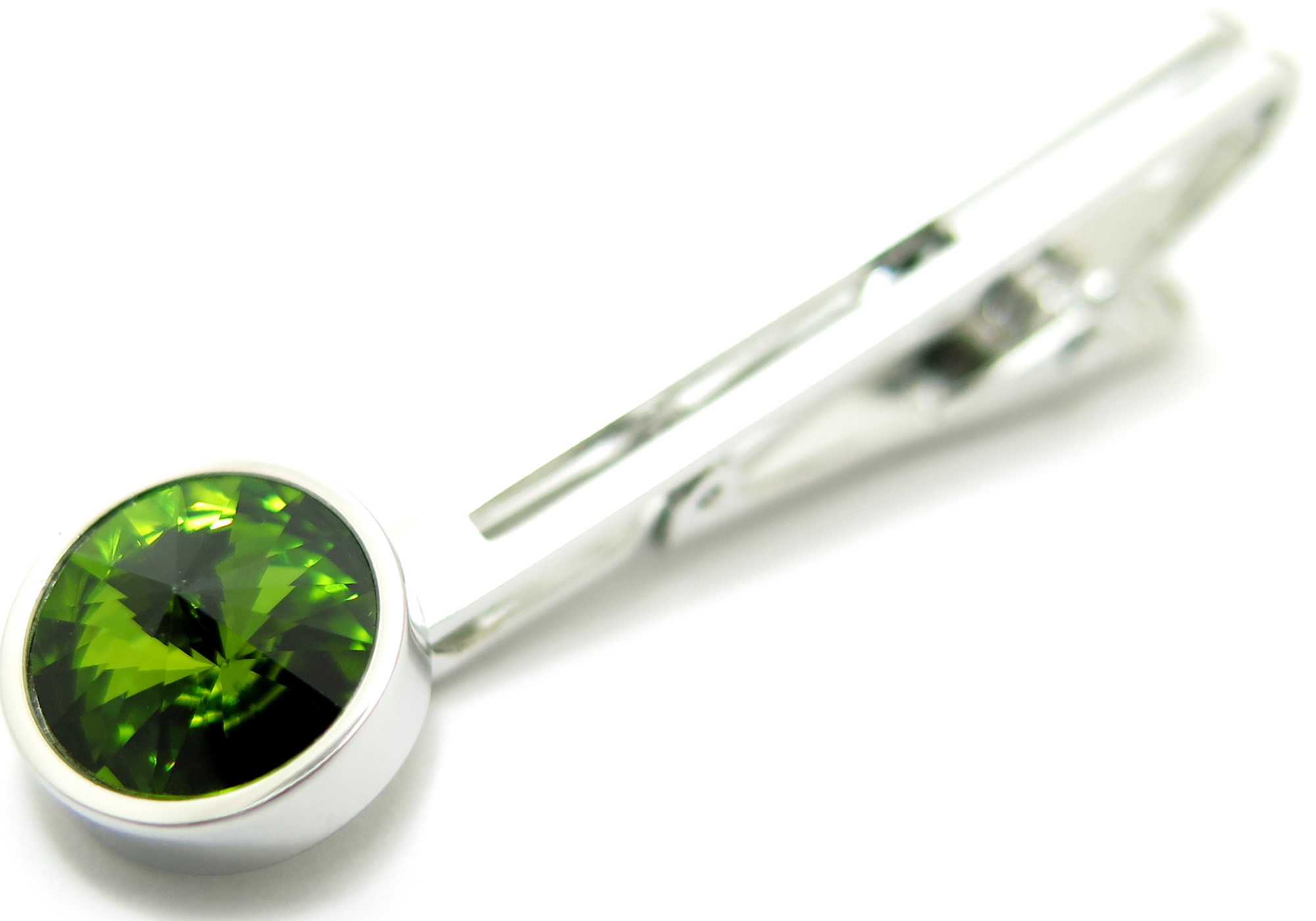 クリスタル ガラス センプリチェ タイバー タイピン タイクリップ タイどめ シンプル ストーン 日本製 バレンタイン 爆買 | SWAROVSKI | 22