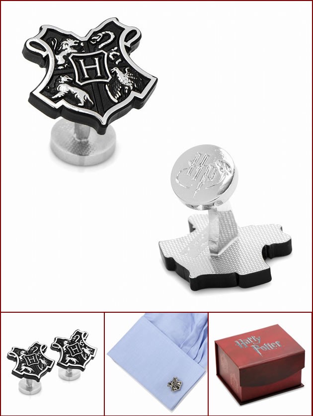 Harry Potter ハリーポッター 3Dホグワーツカフスボタン・カフリンクス