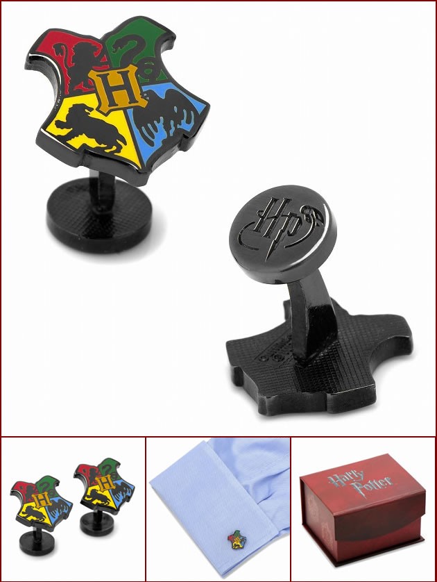 Harry Potter ハリーポッター ホグワーツシールドカフスボタン