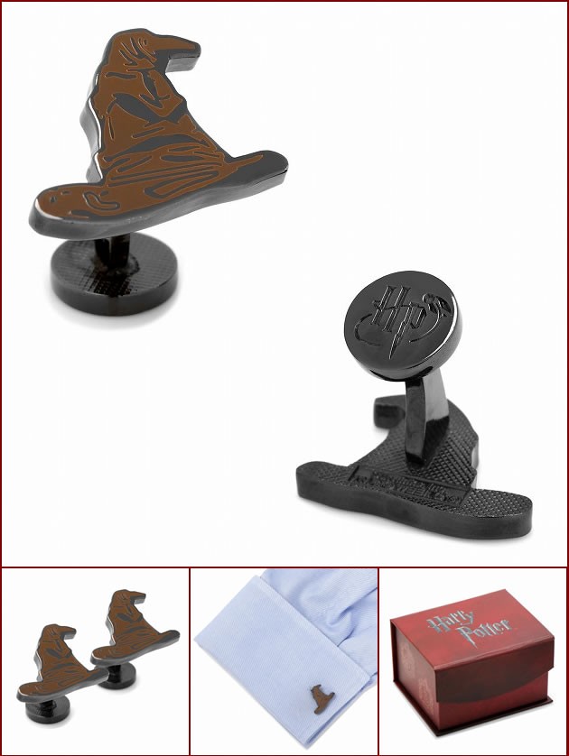 Harry Potter ハリーポッター ハットカフスボタン・カフリンクス