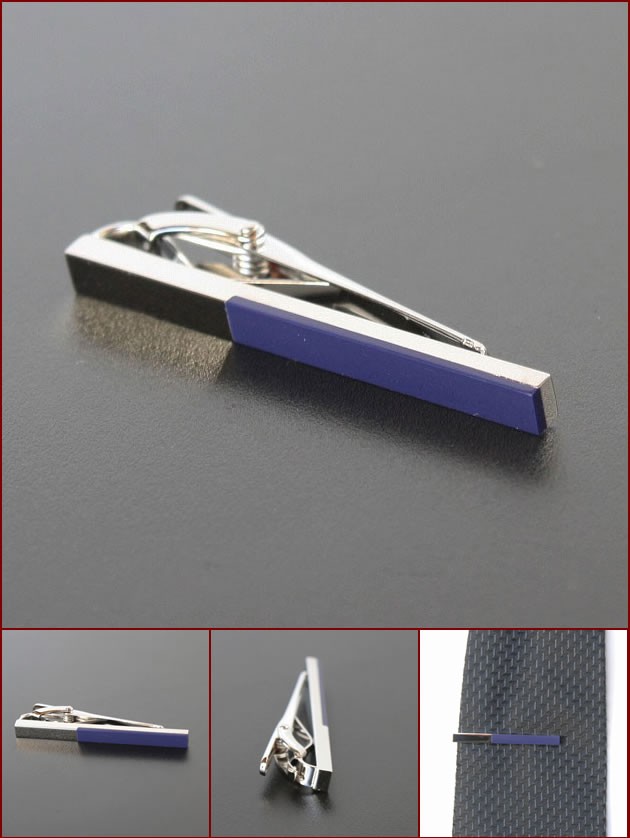 タイバー エリザベスパーカー アクリルブルーネクタイピン : 鎌倉