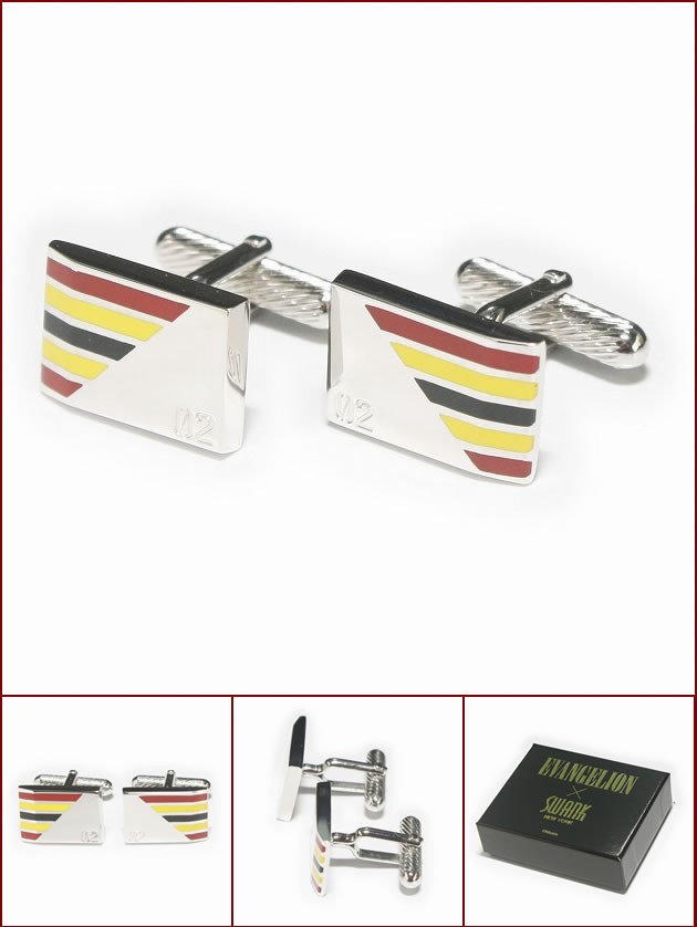 エヴァンゲリオン x SWANK 弐号機カフス : 鎌倉カフス工房 - 通販