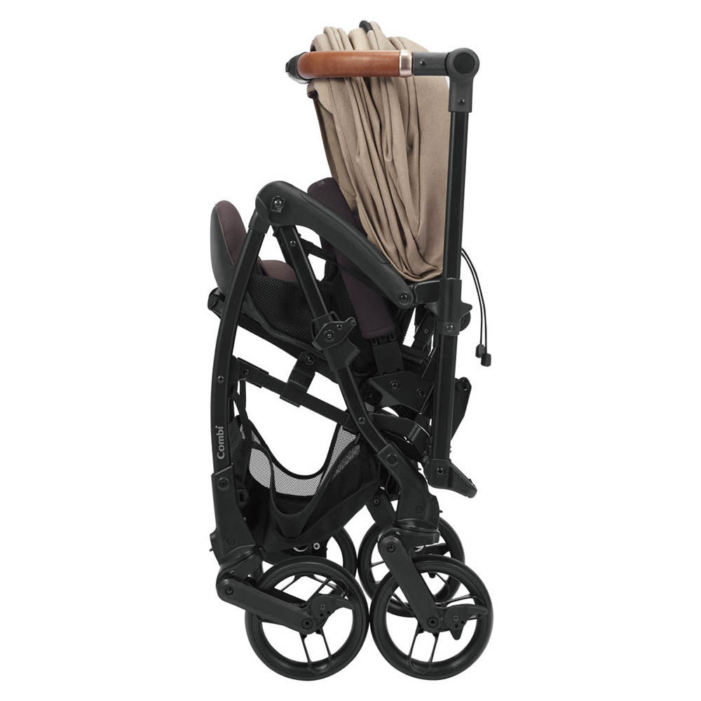Combi ベビーカー ブラック/ベージュ Combi ベビーカー 新品1カ月 レンタル コンビ スゴカルS エッグ
