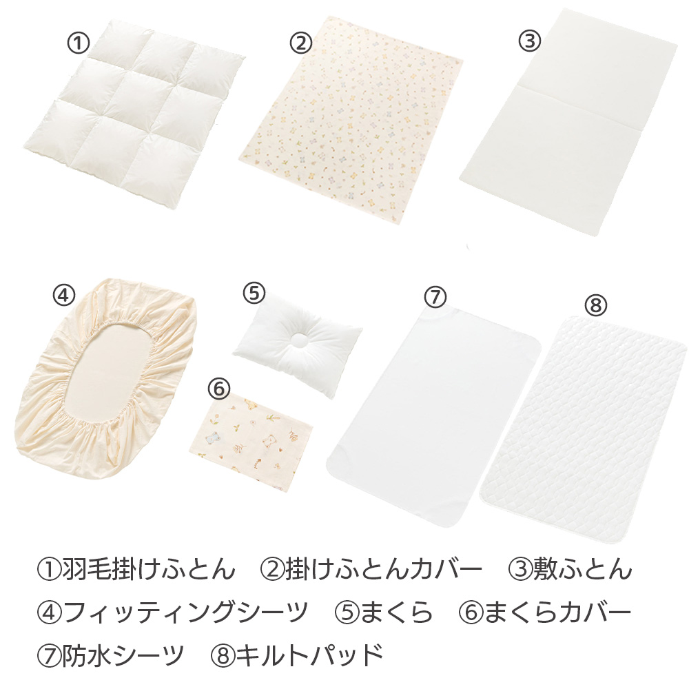 すくすや トモフランネル用 もの言う花鳥毛ふとん8点仕かける パウダーコンパクト大きさ 二人組