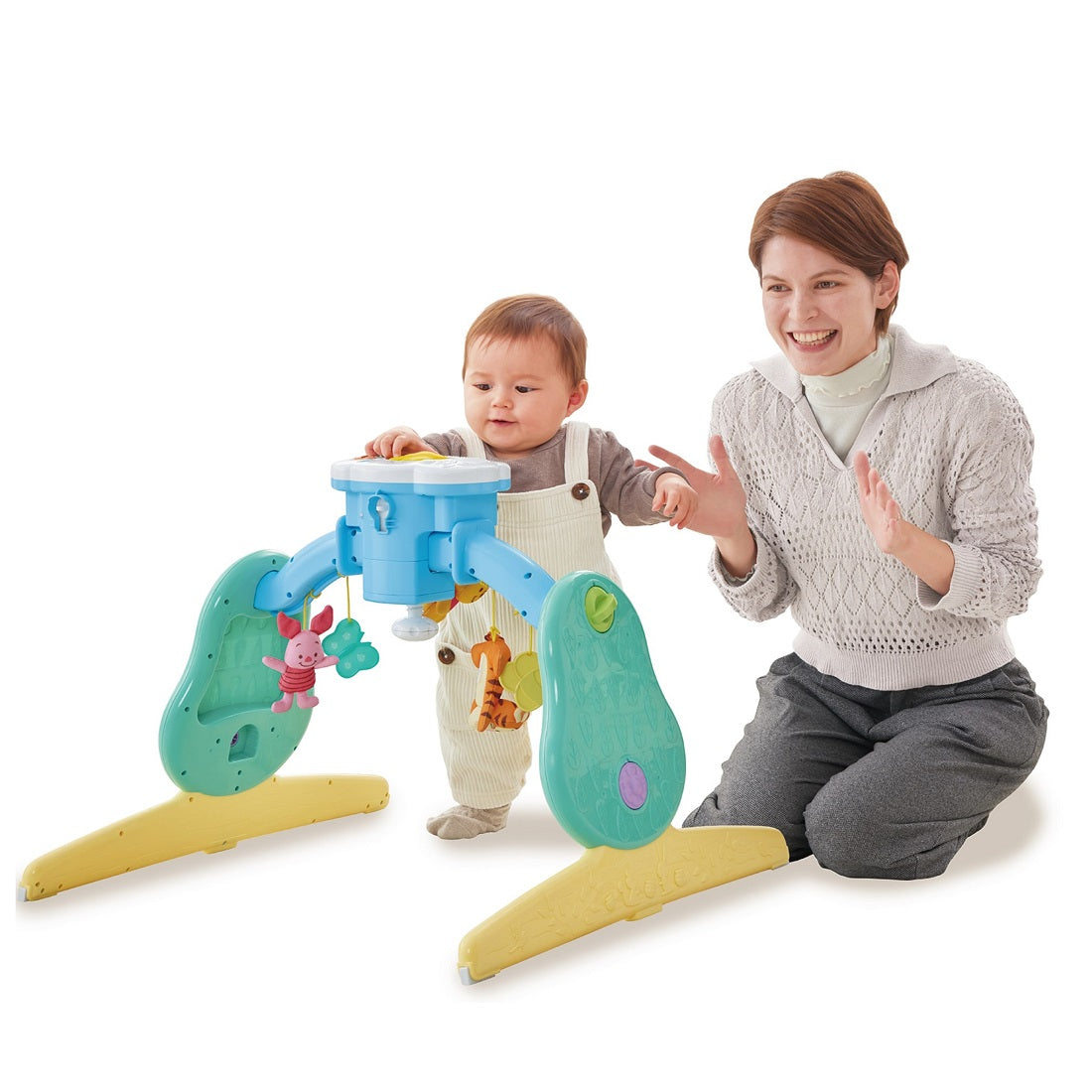 2024年購入　プーメリー　美品 えらべる回転 6WAYジムにへんしんメリー プラス くまのプー