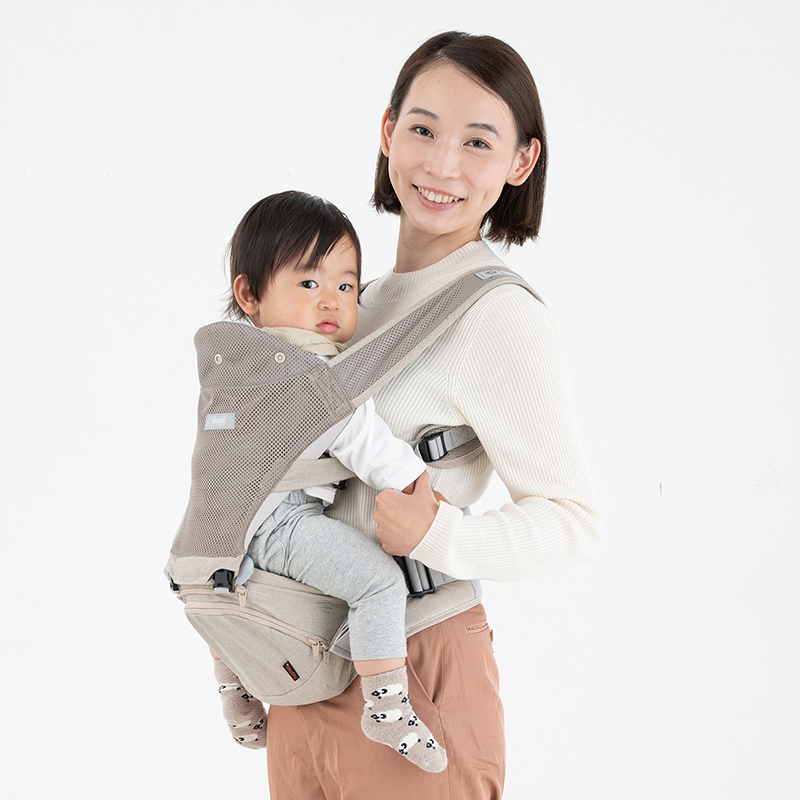 napnap ヒップシート 抱っこひも トラン メッシュ ダブルショルダー napnap】ナップナップのヒップシート【Tran】トラン ダブルショルダー