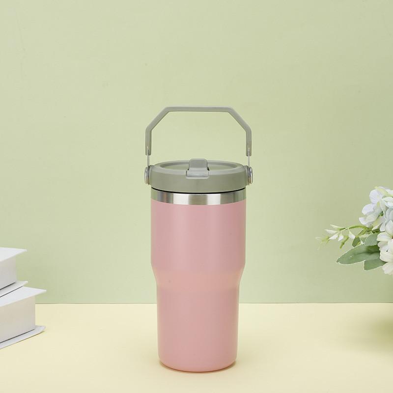 水筒 600ml 900ml タンブラー ステンレス ステンレスボトル 保冷 保温 真空 大容量 マグボトル シンプル アウトドア 旅行 携帯しやすい | ブランド登録なし | 02