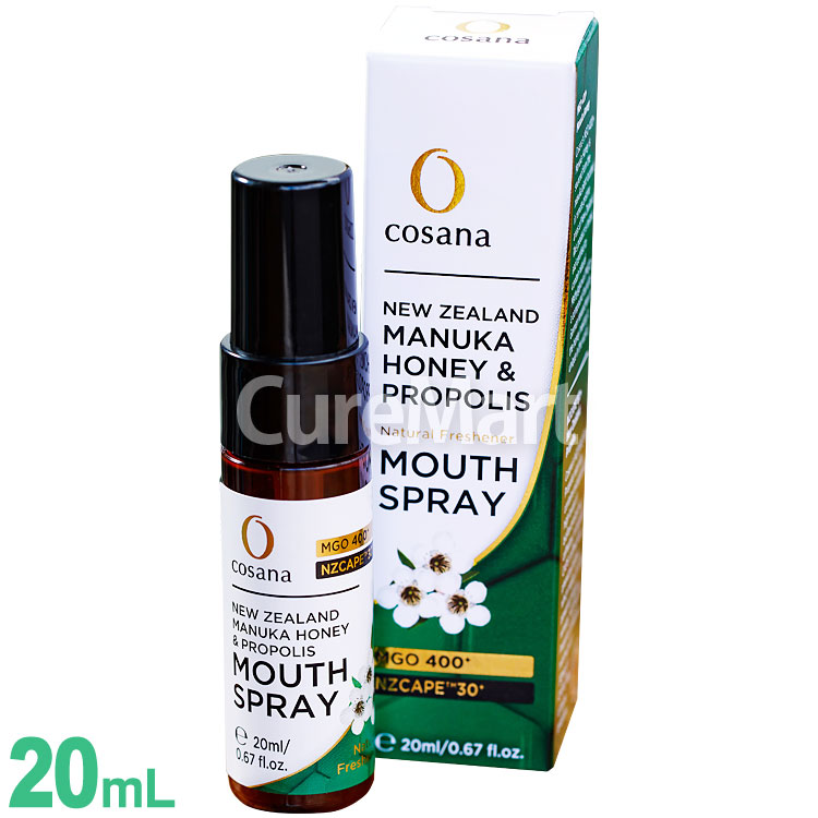 cosana コサナ マヌカハニー MGO400+ スプレー 20mL プロポリス