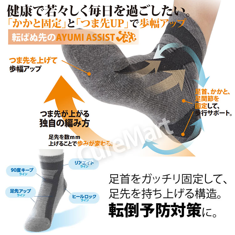 AYUMI ASSIST アユミアシスト 歩行改善ソックス