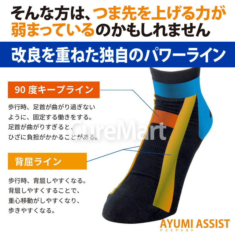 AYUMI ASSIST アユミアシスト 歩行改善ソックス