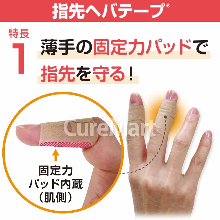 指先 ヘバテープ