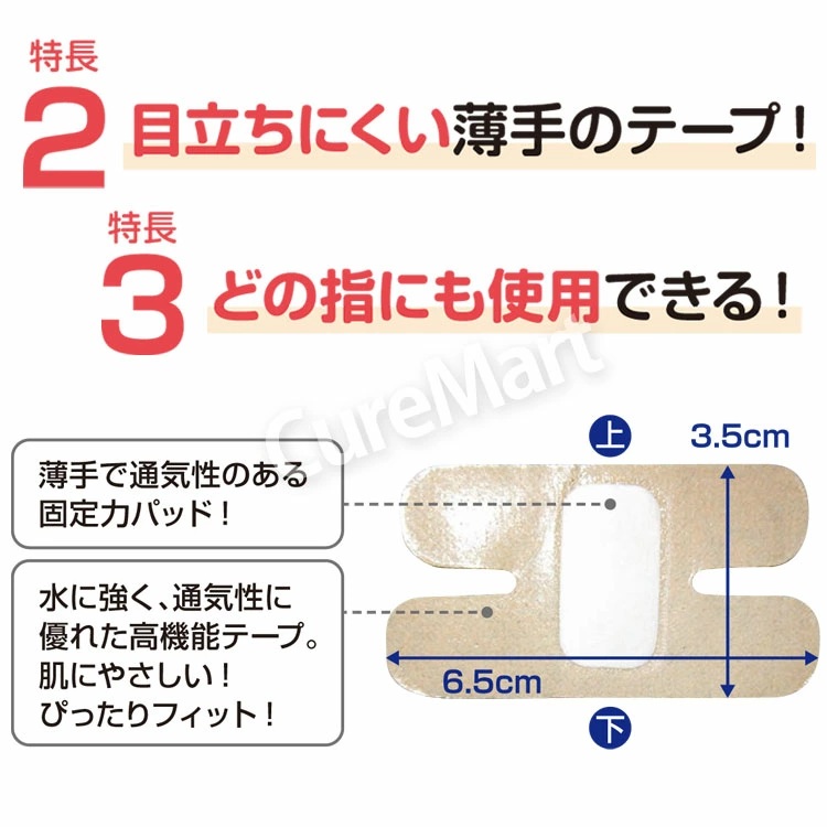 指先 ヘバテープ