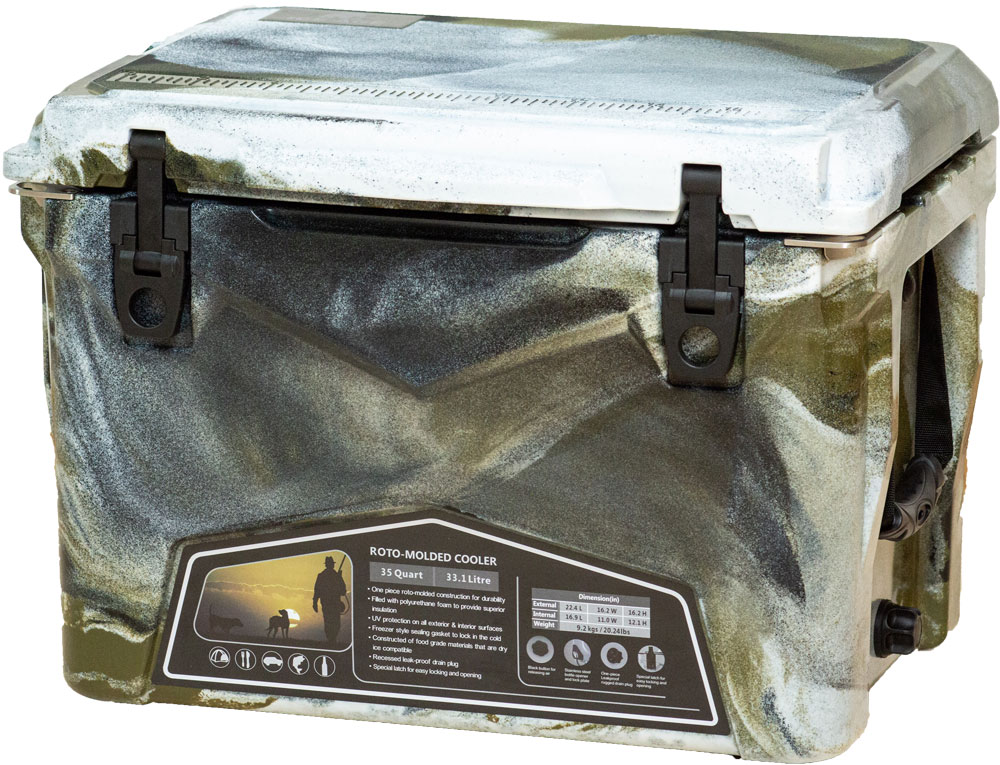 ICEAGE ハードクーラーボックス クーラーボックス 大型 最強 小型 釣り アイスエイジ 35QT 33.1Lの画像