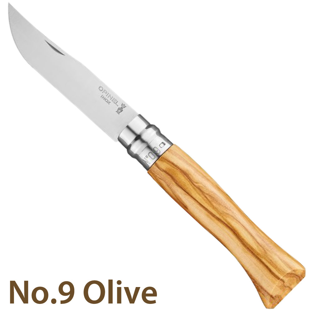 オピネル ナイフ #9 OPINEL ステンレス オリーブ ウォールナット