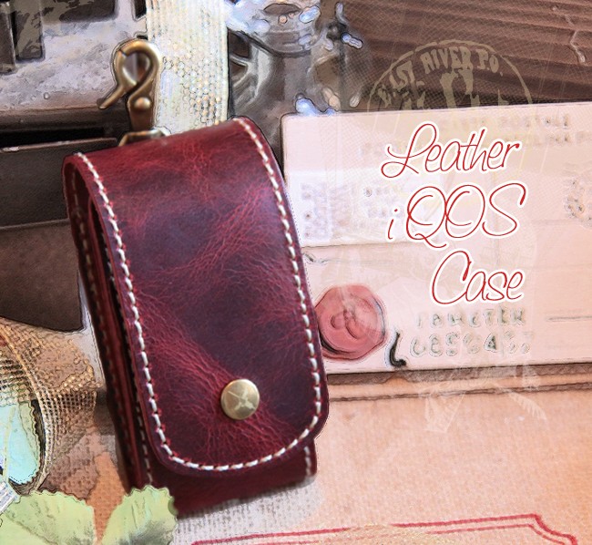 レザー製・アイコスケース・iqos・電子タバコ