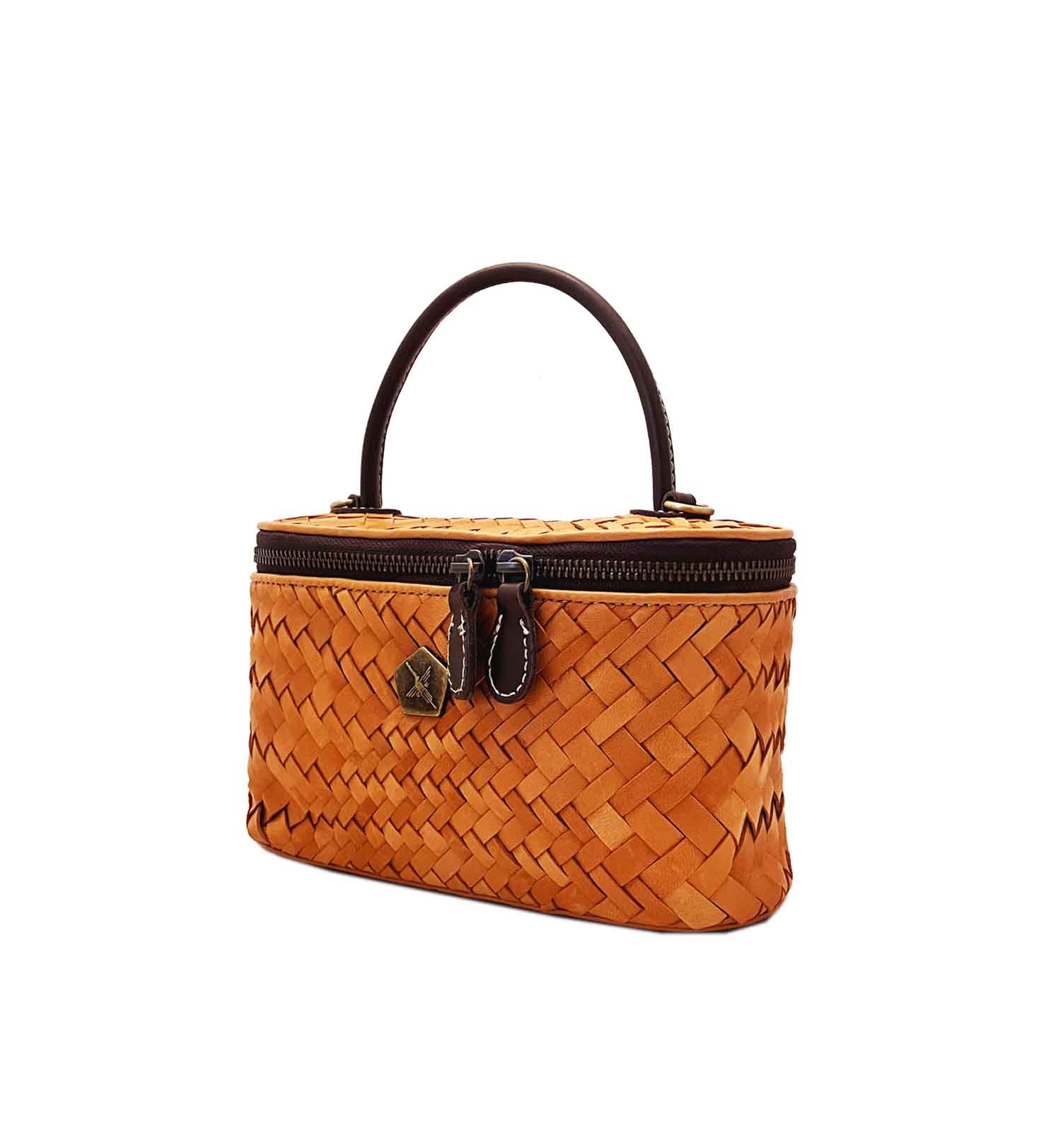 Ain Soph（アインソフ） ランダムメッシュ レザー 2WAY バニティバッグ 