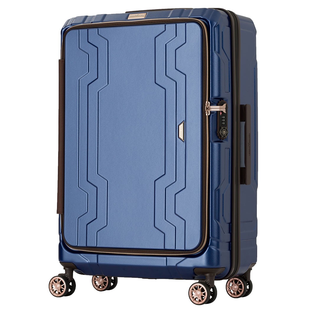 LEGEND WALKER HARD CASE BLUE WHALE 拡張機能付き ファスナータイプ　スーツケース58cm 3〜5泊におすすめ 4輪 軽量 TSAロック （メーカー直送TS 送料無料）｜curicolle｜06