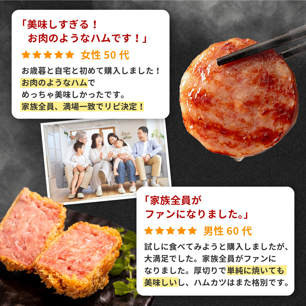 雲仙ハム ギフト セット 800g×2本 ボロ...の詳細画像2