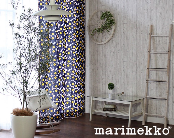 marimekko マリメッコ｜ミニウニッコ 北欧 カーテン フラット