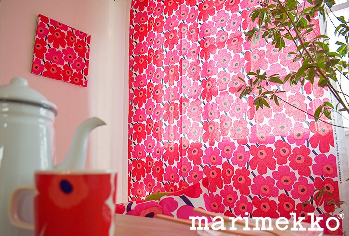 marimekko マリメッコ｜ミニウニッコ 北欧 カーテン フラット