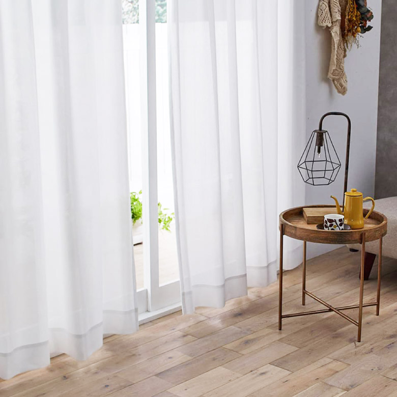 スミノエ オーダーカーテン レースカーテン ムース V1130 洗える 遮熱