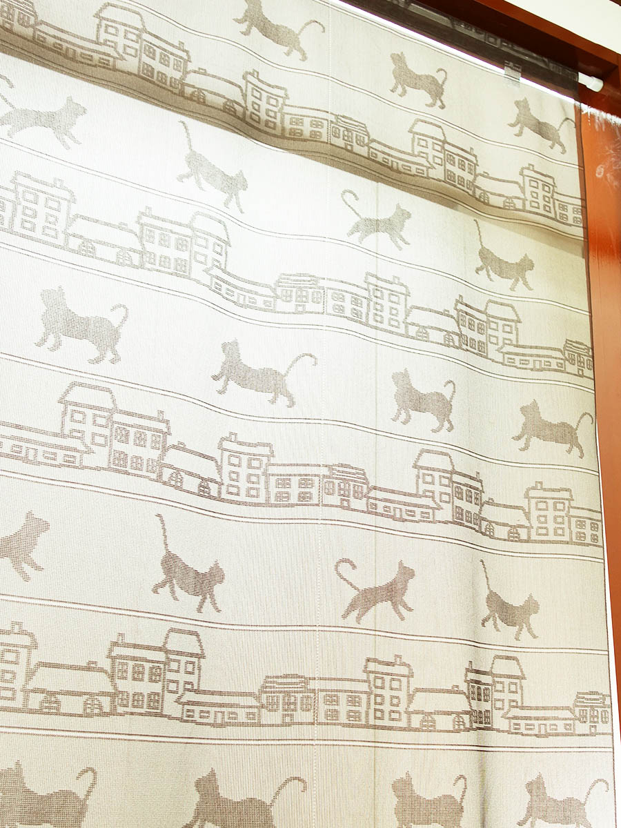 のれんブラウンネコ