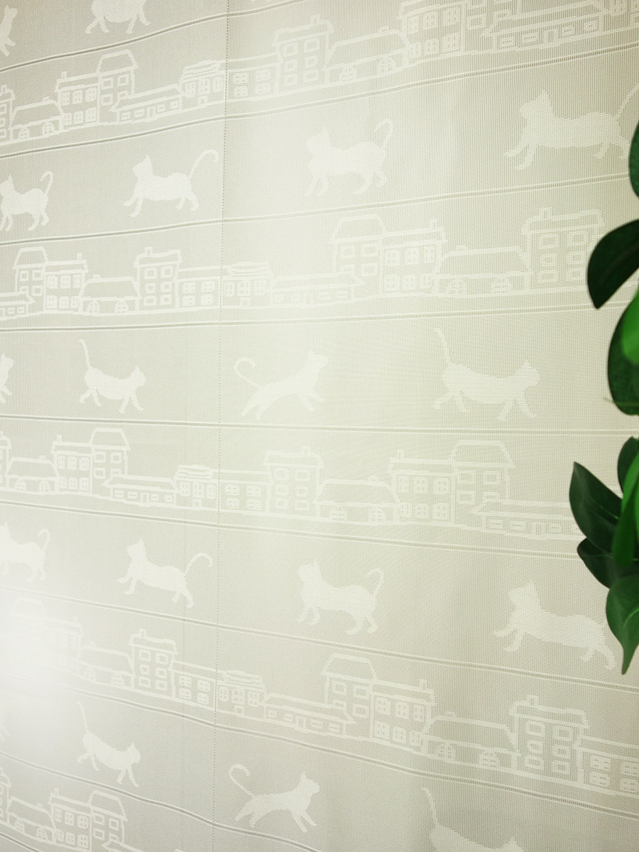 間仕切りホワイトネコ