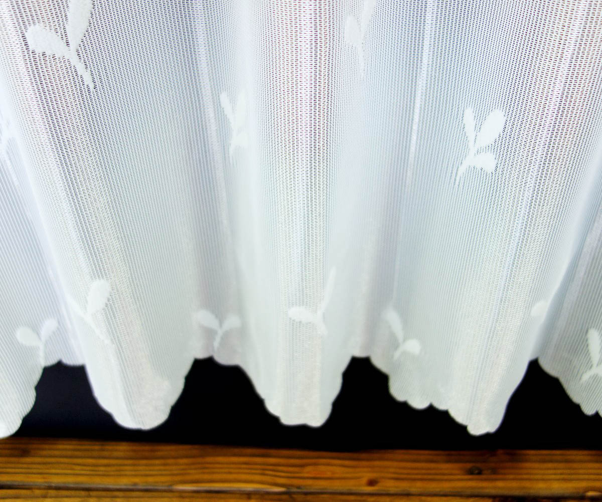 小窓カフェカーテン小花