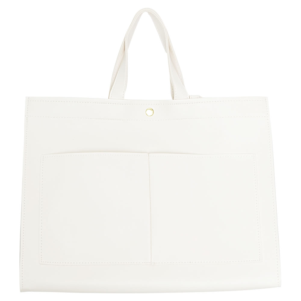 トートバッグ レディース トートバック トート バッグ カバン 鞄 バック bag ダブルハンドル スクエア A4 | ブランド登録なし | 01