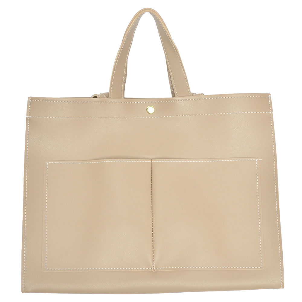 トートバッグ レディース トートバック トート バッグ カバン 鞄 バック bag ダブルハンドル スクエア A4 | ブランド登録なし | 02