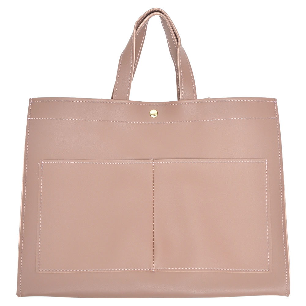 トートバッグ レディース トートバック トート バッグ カバン 鞄 バック bag ダブルハンドル スクエア A4 | ブランド登録なし | 03