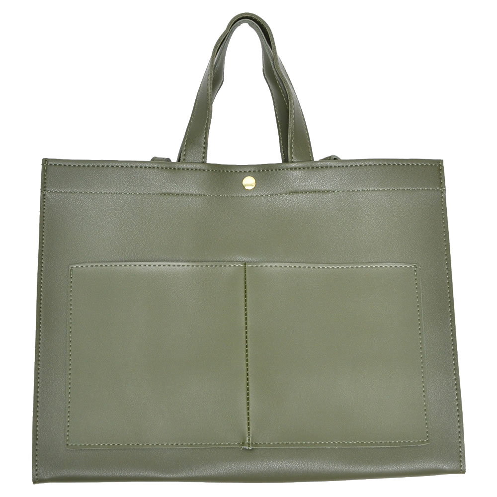 トートバッグ レディース トートバック トート バッグ カバン 鞄 バック bag ダブルハンドル スクエア A4 | ブランド登録なし | 04