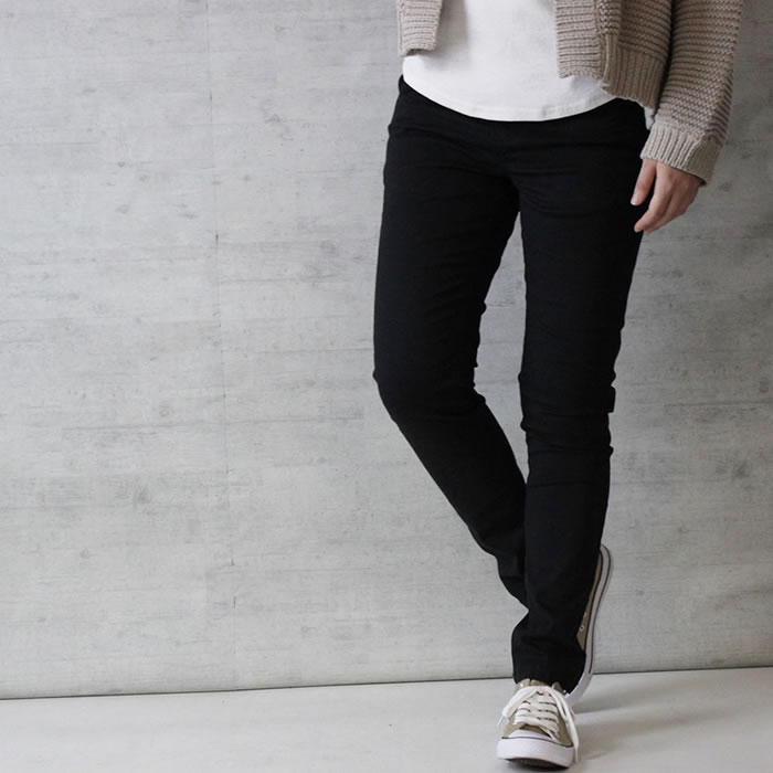 (5営業日以内入荷) スキニーパンツ レディース ツイル ウエストゴム 大きいサイズ LARU ラルー | ブランド登録なし | 05