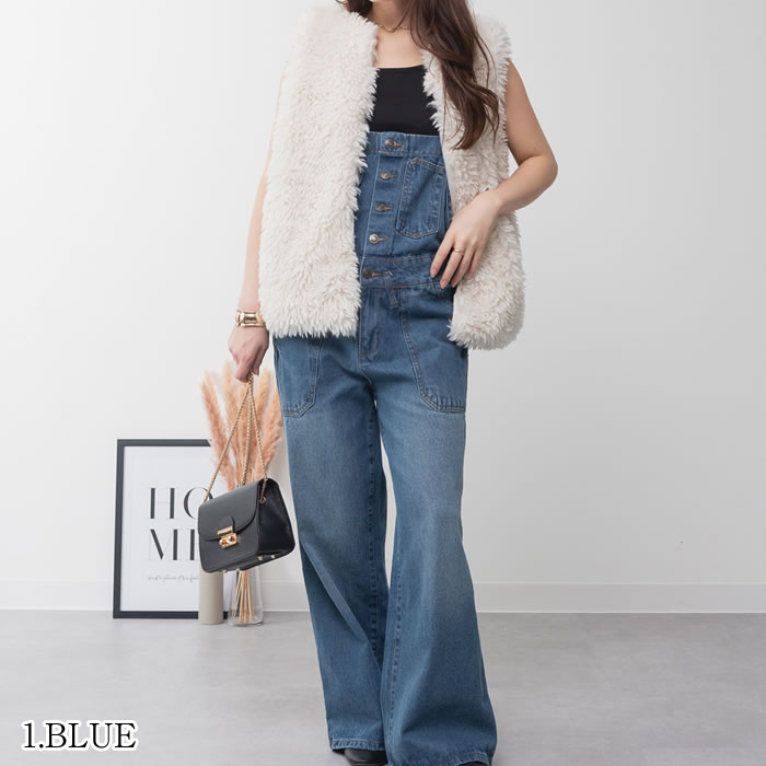osharewalker パンツ レディース サロペット サロペットパンツ