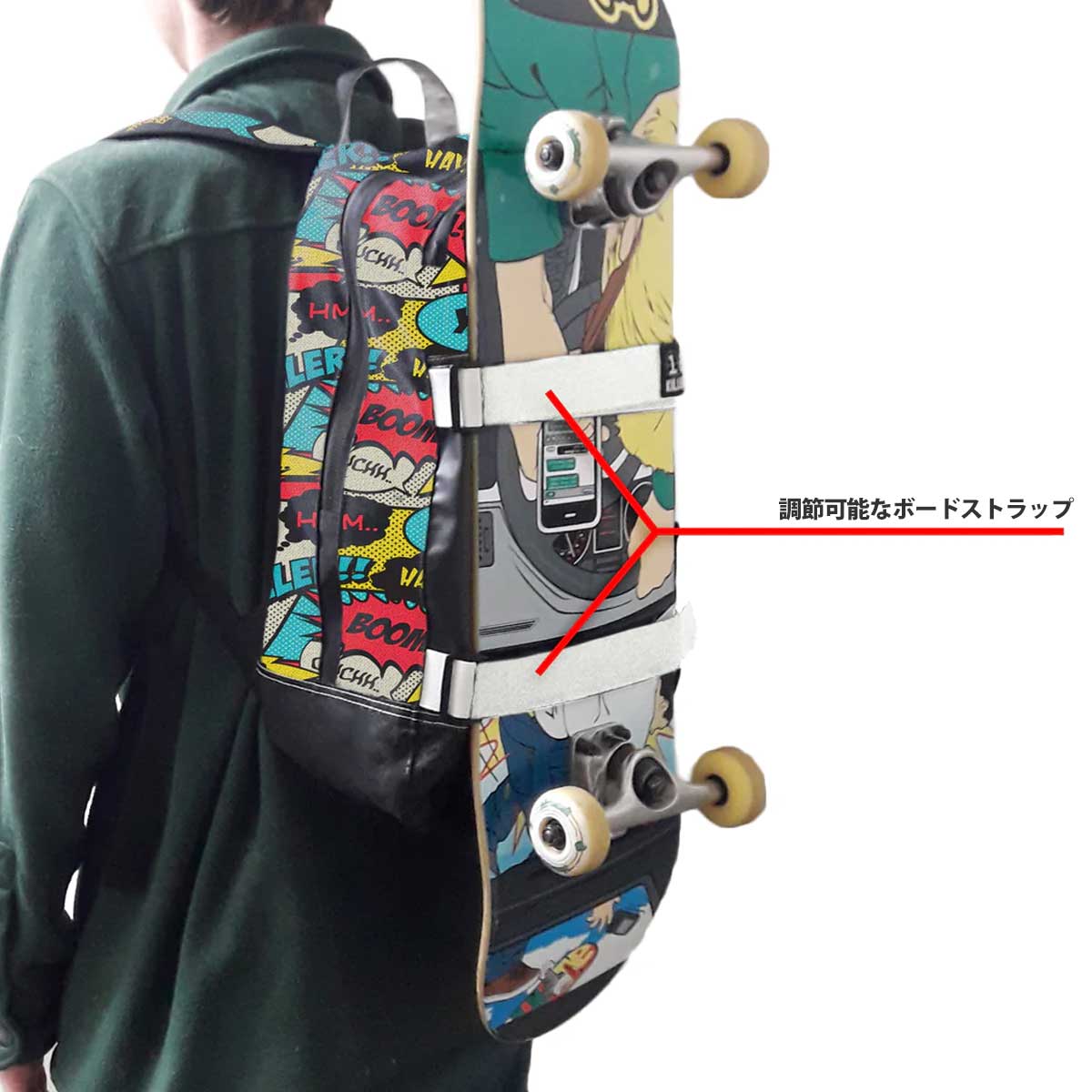 80s TOXIC SKATES トキシックスケーツ bag リュック 187-21_6.jpg