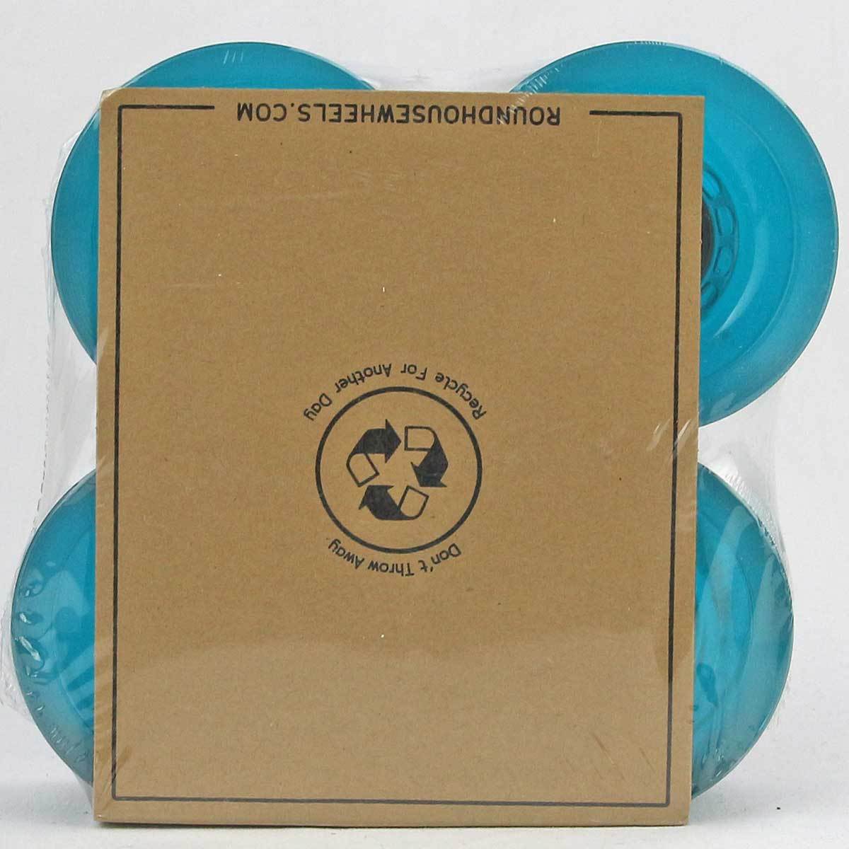 Carver Roundhouse Wheels Ecothane 75mm Aqua Concaves (81A