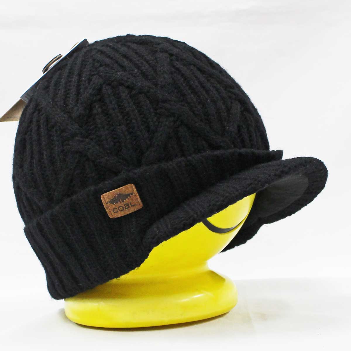 コール ユーコンブリム 2色 ケーブルニット ビーニー ニット帽 Coal