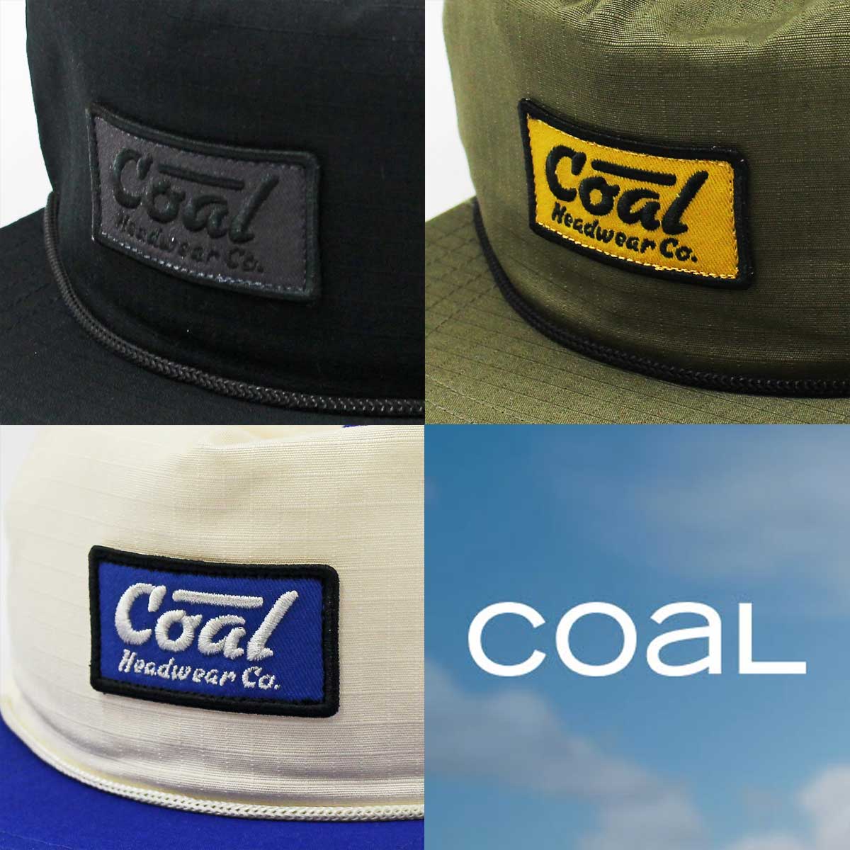 COAL（コール） キャップ アトラス ビンテージ リップストップ Coal 