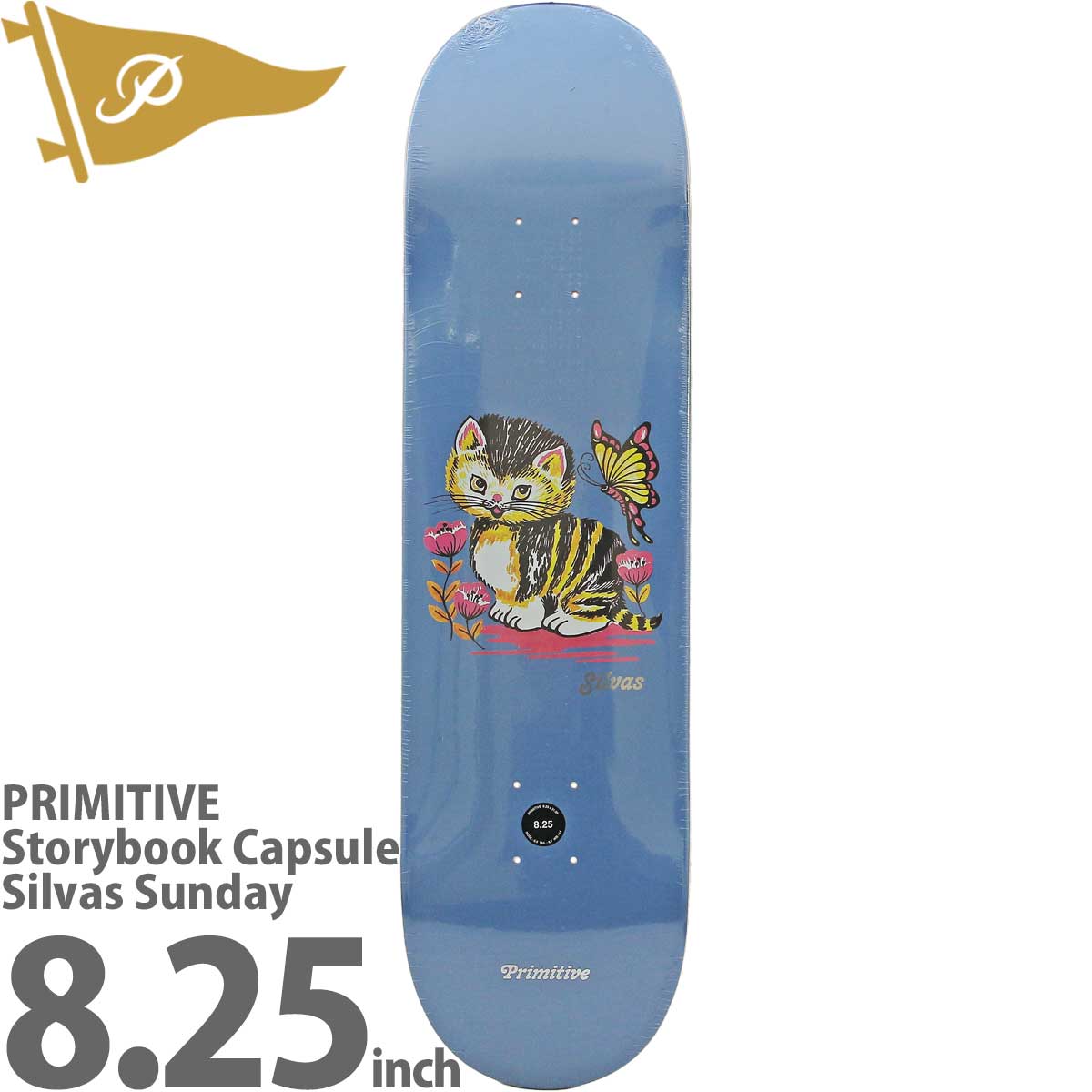 プリミティブ 8.25インチ スケボー デッキ Primitive Skateboards 