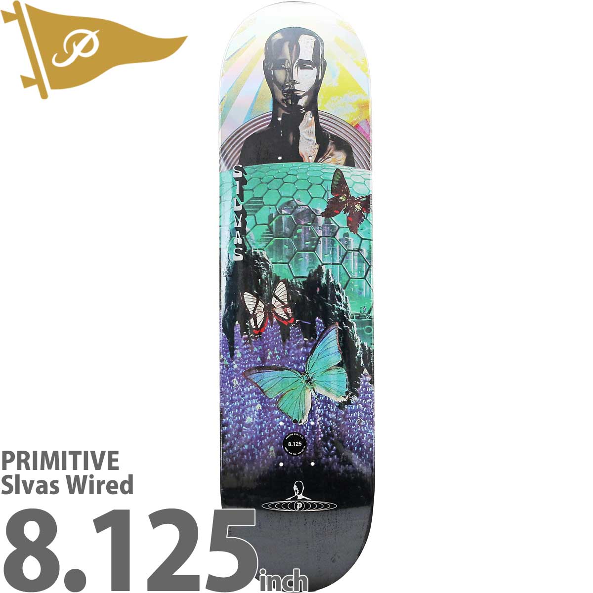 プリミティブ 8.125インチ スケボー デッキ Primitive Skateboards Pro