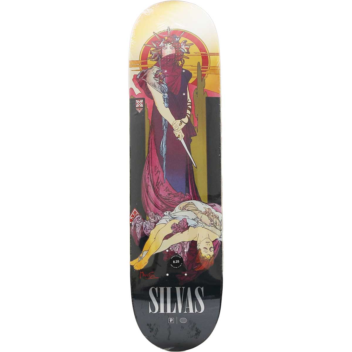 プリミティブ 8.25インチ スケボー デッキ Primitive Skateboards Pro Silvas Tragedy Deck  スケートボード シルバス トラジディー ブランド スケボーデッキ