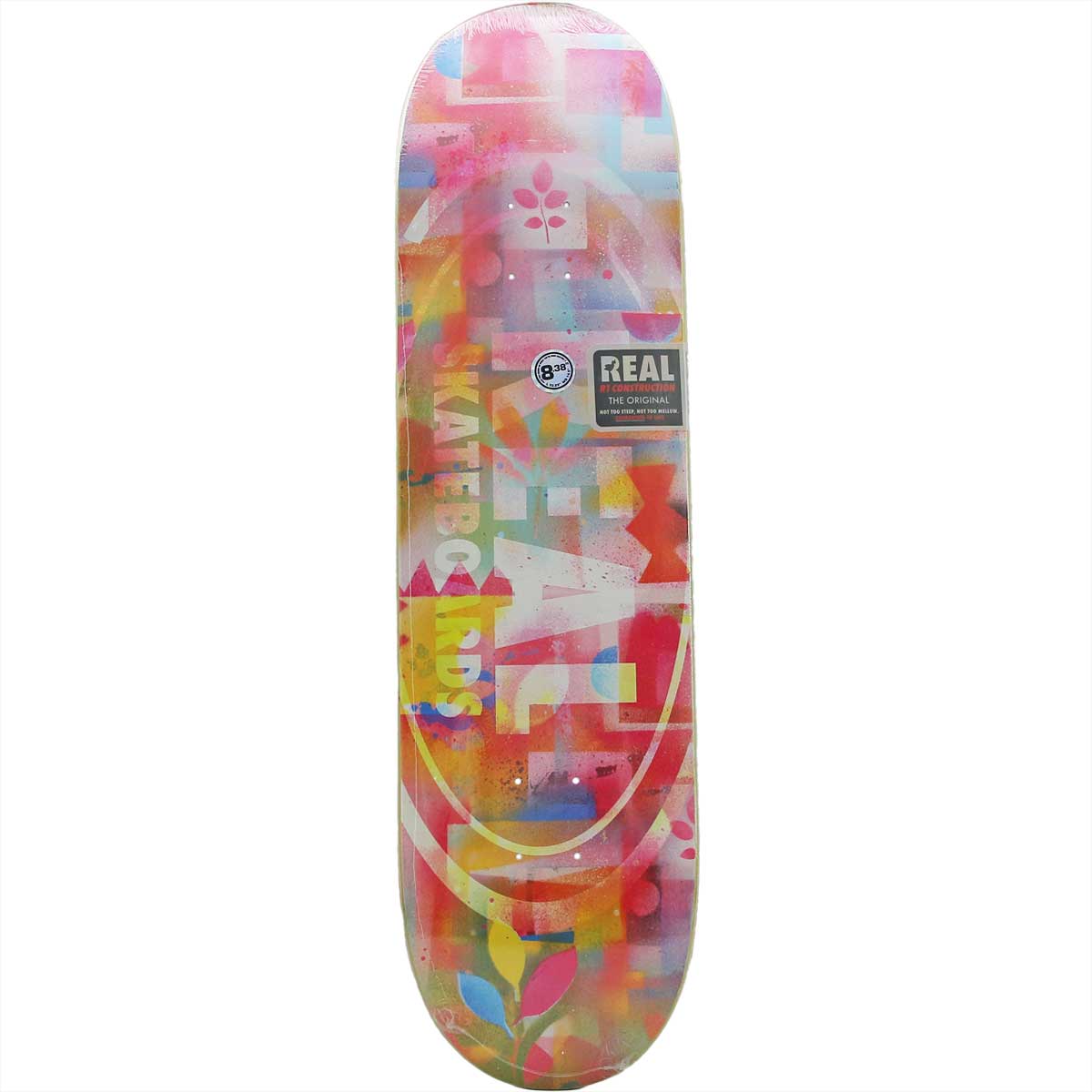 リアル 8.38インチ スケボー デッキ Real Skateboards Team Acrylics