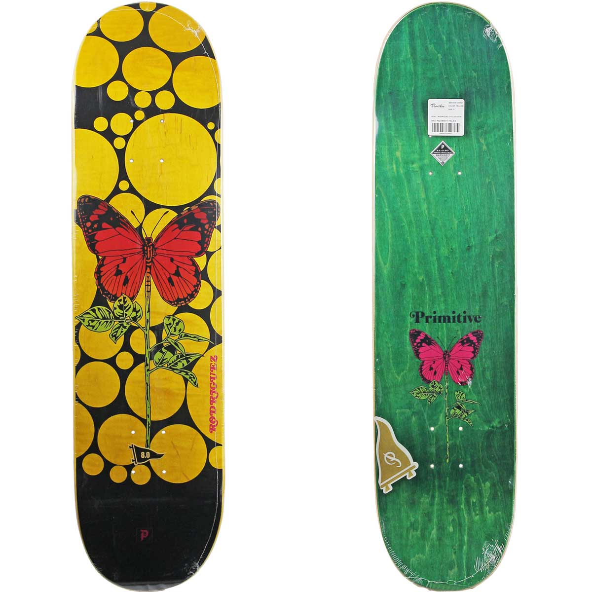 1円 PRIMITIVE RODRIGUEZ CYCLES DECK YELLOW 8.0 プリミティブ デッキ スケートボード スケボー スケート  板 ストリート 同梱不可(デッキ)｜売買されたオークション情報、yahooの商品情報をアーカイブ公 スポーツ別