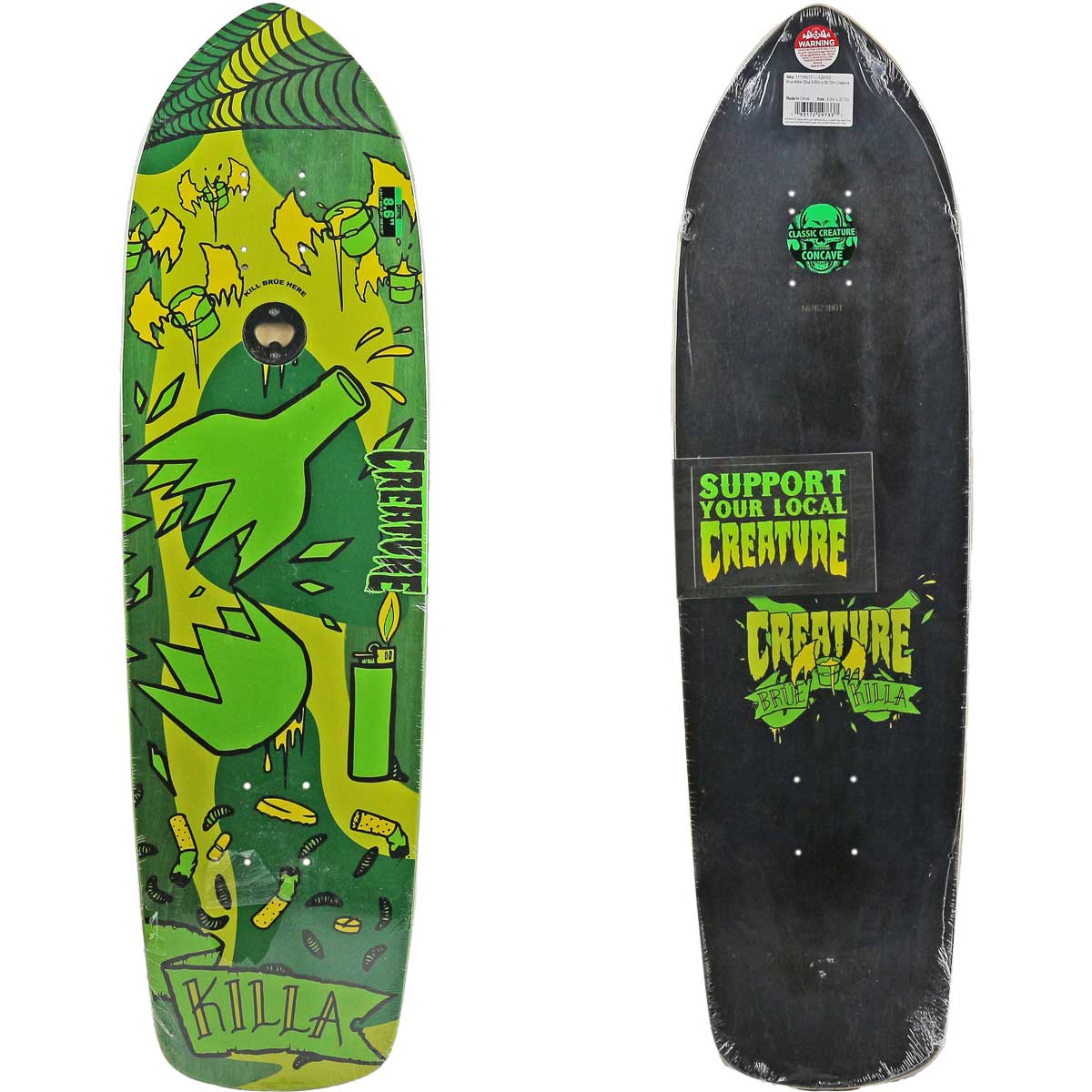 クリーチャー 8.6インチ スケボー デッキ Creature Brue Killer Deck